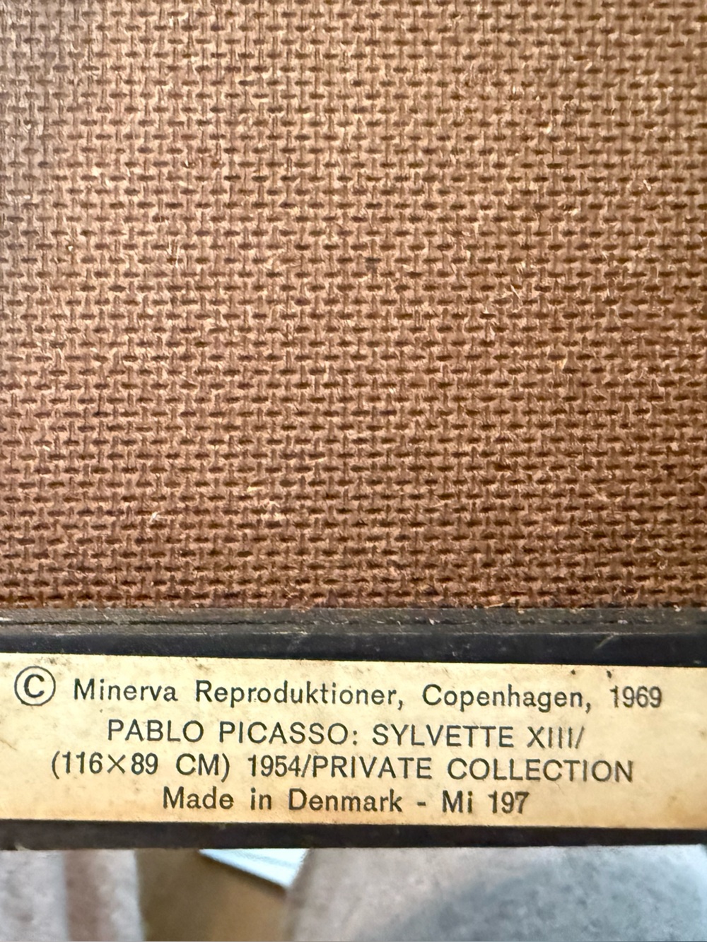 1969 Picasso Reproduction - Picture 2 of 2